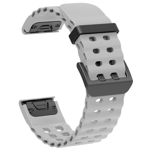 Type B 26mm silikonerem til Garmin Fenix 8 51mm/Enduro 3/Enduro 2 Quick Release Ocean urrem Style B