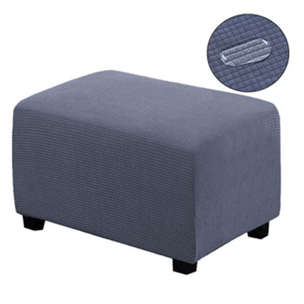 Stretch Ottoman Överdrag Ottoman Slip Cover Ottoman Protector Förvaring