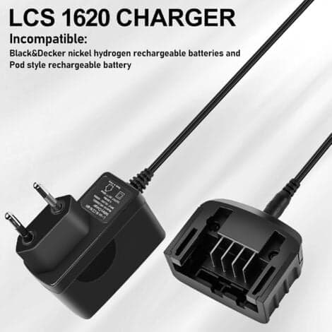 18V/20V Lithiumoplader kompatibel med Black
