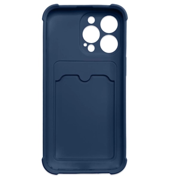 Armor Card Fodral iPhone 12 mörkblå blå