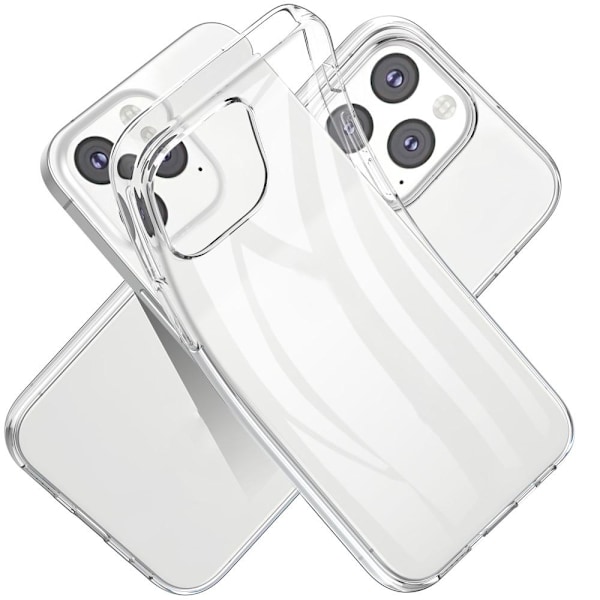 BOOM - iPhone 13 Pro Skal Mjuk TPU - Clear Crystal iPhone 13 Pro
