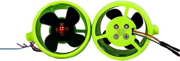 RC Båd Undervands Thruster Motor 4-bladet propel til fremdrift Del til ROV Agn Slæbebåd Kajak/båd Model Propel Undervandspropel CW+CCW