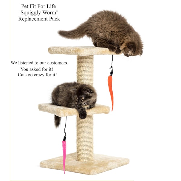 Kattmask Leksaker, (5-pack) Interaktiv Kattpinne Ersättning, Kattpinne Påfyllningstillbehör för de Flesta Katter Kattungar, 20cm