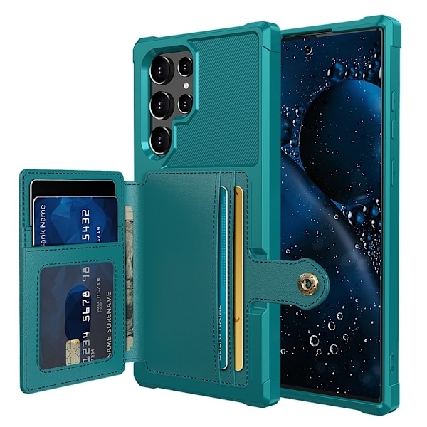 Skal Kortfack - Samsung Galaxy S23 Ultra Röd Röd
