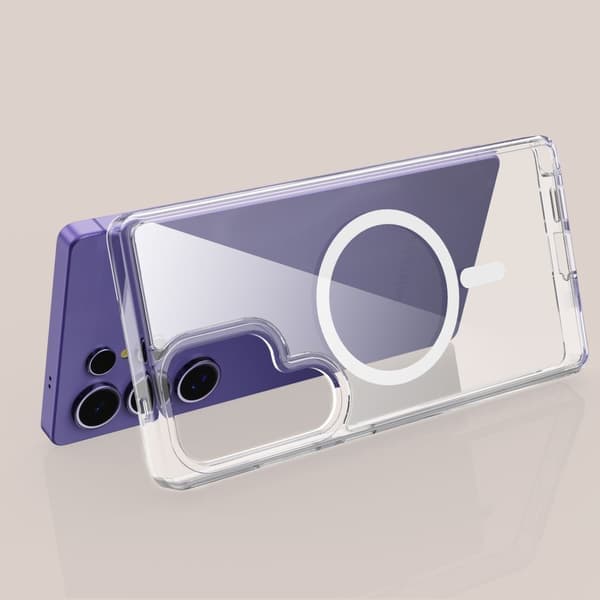 Tech-Protect Galaxy S25 Ultra Deksel MagSafe FlexAir Hybrid Transparent_xx 80