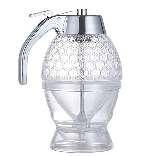 Honungsdispenser, klämflaska, honungsburk, siraps-/juicedispenser
