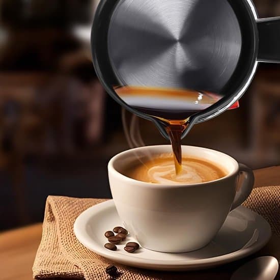 Electric Coffee Maker Espresso Machine - 500ml Capacity - Induction Compatible - Heating Pot - Turkish Coffee Pot - For Camping, Home, Tea and Coffee
