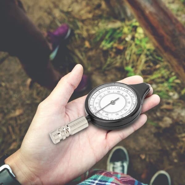 Mini Outdoor Map Measurer, Distance Calculator, Mapping Tool, Metal Wheel