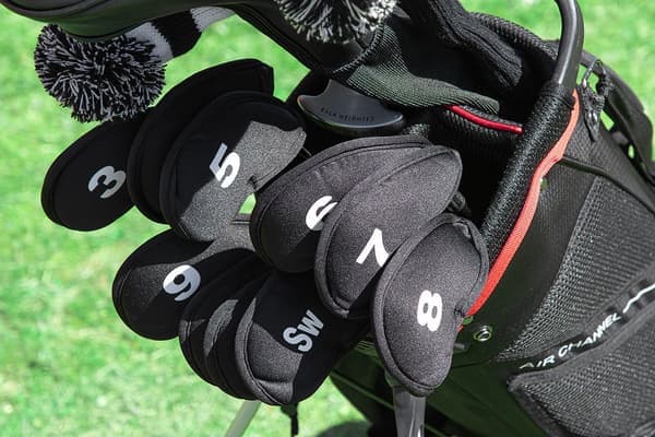 Jern Headcovers - Sæt med 10 sorte