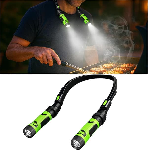 Magnetisk LED-grilllys - Stærkt lys til røg, grill