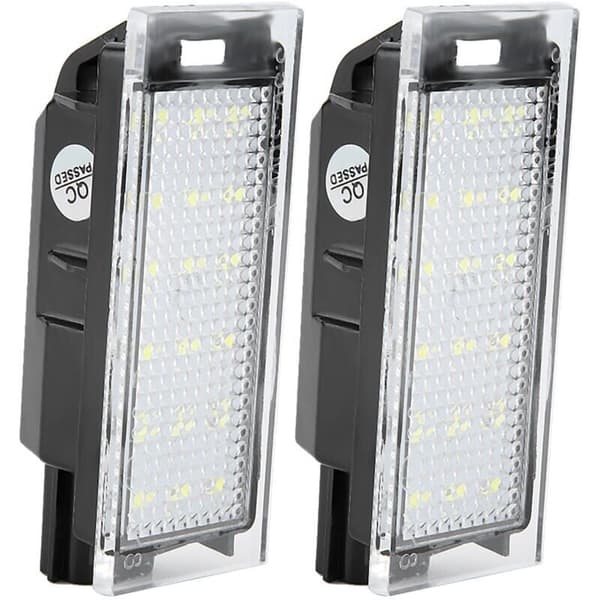 Sæt med 2 LED-nummerpladelys til Twingo/Clio/Megane/Laguna biler