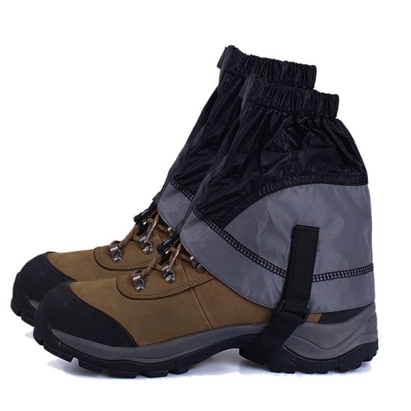 IC 1 par unisex vattentäta damasker, lättvikts damasker, Black and gray