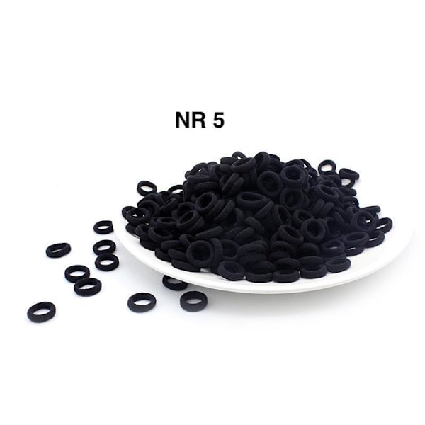 100st Mjuka Hårsnoddar, Hårband, Hair bands MultiColor NR 1 MultiColor NR 1