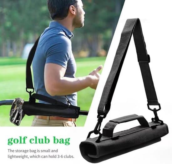 Golfkøller - Golfbag Organizer - Lille Bæretaske - Mini Golfkølle Bæretaske - Sort