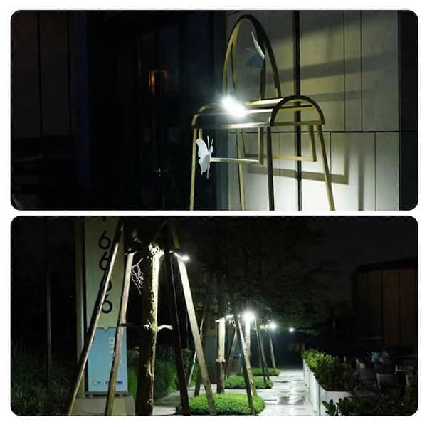 Utendørs LED Solcellelys 45 LED Energibesparende Værbestandig for Gjerdesikkerhet