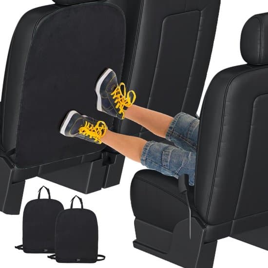 Premium bilseterygger – sett med 2 – bilsetebeskyttelse for barn – baksetebeskytter – ryddig sete – ryggstøttebeskyttelse – 66 x 44 cm