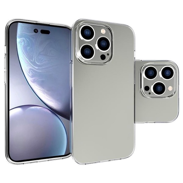 Ultratunnt iPhone 14 Pro Skal Mjukplast - Transparent