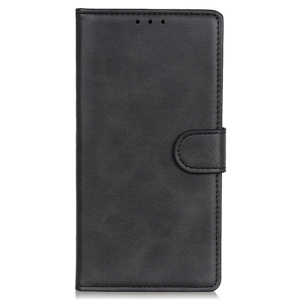 Samsung Galaxy S23 Plus Fodral Solid Läder Svart