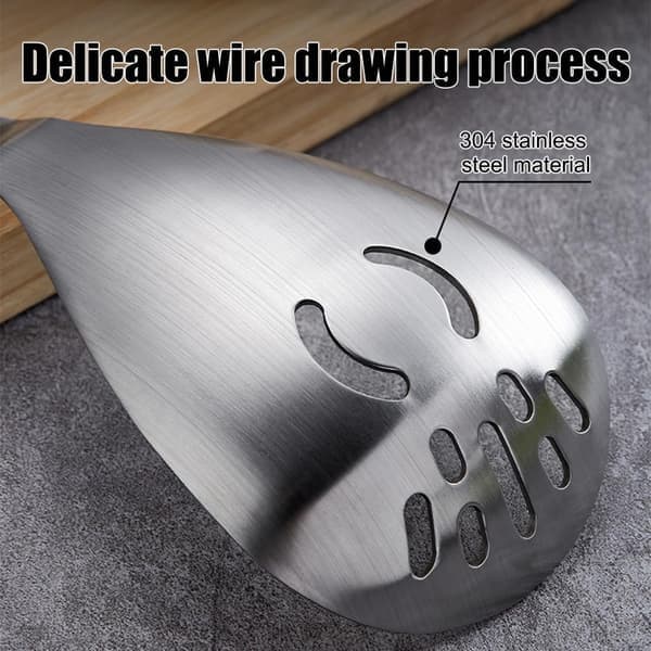 304 Stainless Steel Multifunctional Grating Spoon - Reverse Grating Design Garlic Ginger Press Tool for Home Kitchen