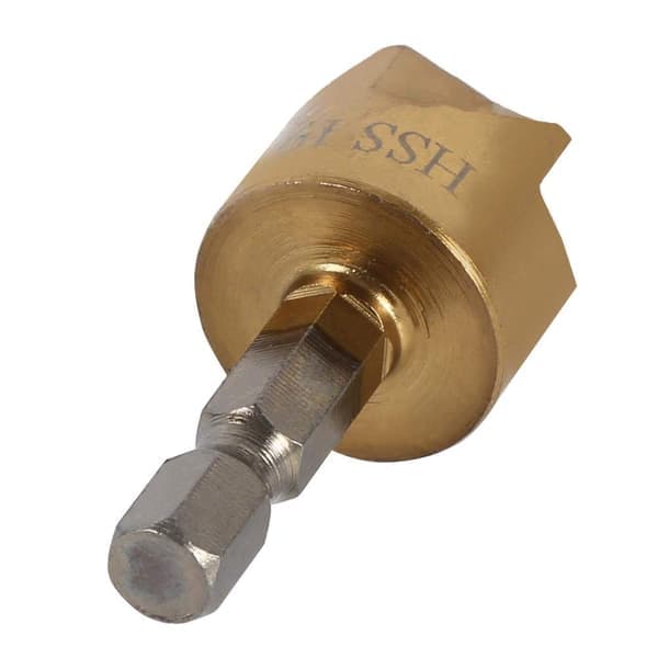 Countersink Drill Bit, 6mm~19mm HSS Countersink Drill Bit with 1/4 Inch Hex Shank, 90-Degree Woodworking Chamfer Drill.