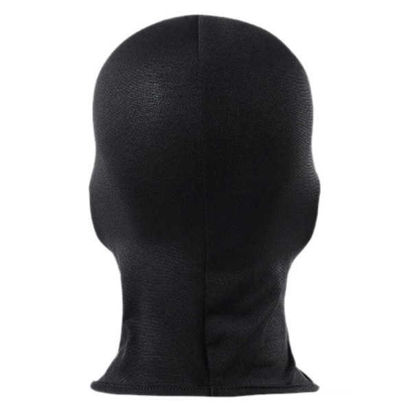 Tunn Svart Balaclava Skidmask Rånarluva 2 Hål svart