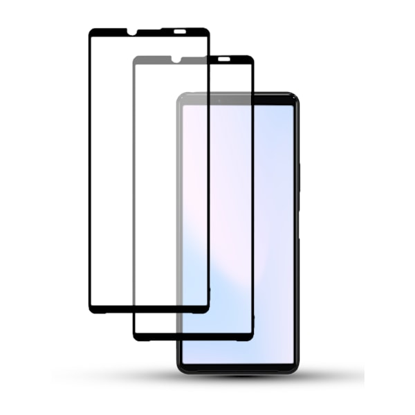 2-Pack SONY XPERIA 10VI Skärmskydd - Härdat Glas 9H - Super kvalitet 3D