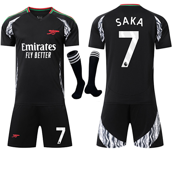 2024-2025 Arsenal Aawy Barn- och Vuxen Fotbollströja Jersey Nr.7 SAKA XL XL