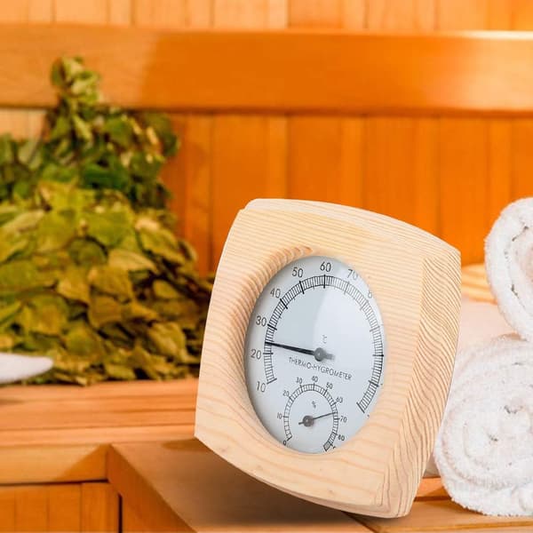 Bastu Termostat, Digital Bastu Termometer, Bastu Temperatur och Luftfuktighet