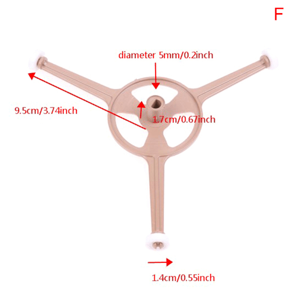 Mikrovågsugn Glas Vridbordsfäste Base Roterande Ring F F