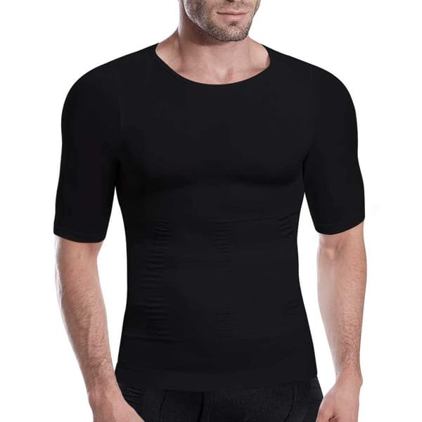 Holdningstrøje for bedre holdning Posture T-shirt XL Sort sort black