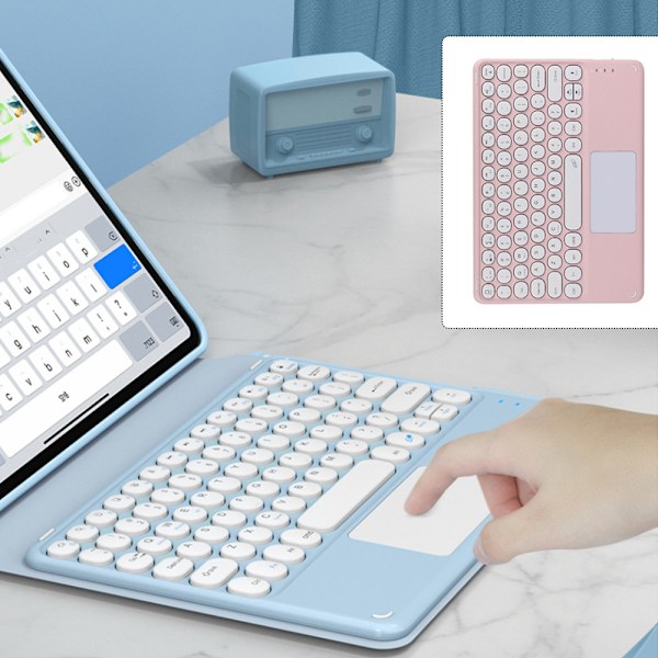Bluetooth-tangentbord för iPad Stabil magnetisk anslutningsdesign