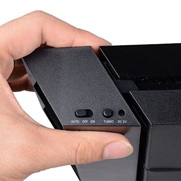 PS4-kylfläkt, USB-extern kylare PS4-värdkylfläkt Temperaturkontroll Kylfläktar för Playstation-spelkonsol