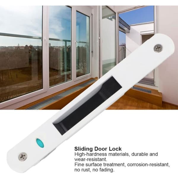 Single-sided lock, modern recessed sliding door window hook lock, modern mobile door lock