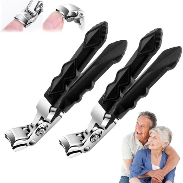 Kynsileikkurit - Ruostumaton teräs - Ergonominen - 2 kpl