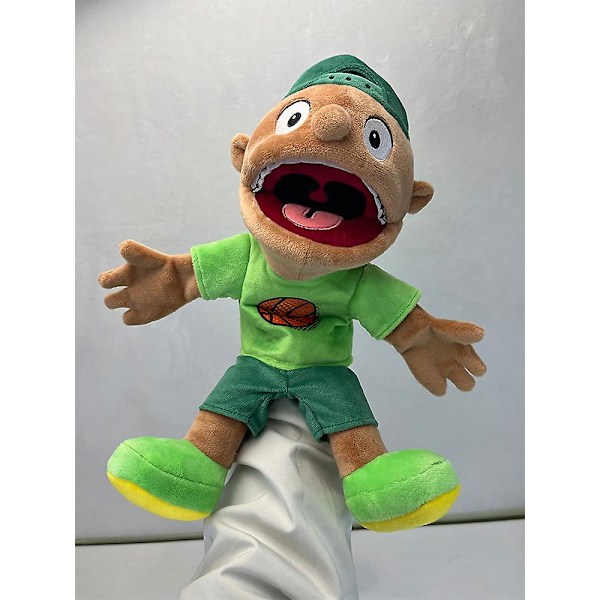 Jeffy Mjuk Plysch Handdocka Dockteater Fingerdocka Leksak För Dockteater Spel Undervisning Barn Småbarn Barn [DB] B 55cm B 55cm