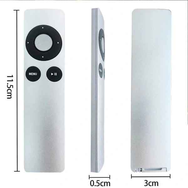 Fjärrkontroll för Apple TV 1 2 3 A1427/A1469/A1378 modell Silver