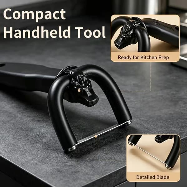 Meat Fat Trimmer Handheld Kitchen Tool for Beef U-shaped Meat Cutter, Ergonomic Non-slip Grip Kitchen Utensil for Trimming Surface Fat for Steak
