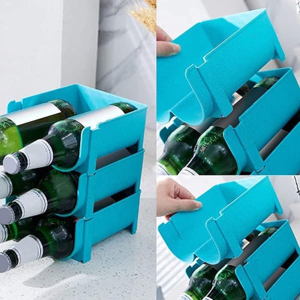 Øloppbevaringskjøler, Stabelbar Flaskeholder, Plast