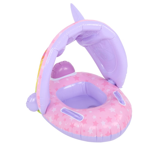 Baby Float Tube Ring PVC Uppblåsbar Toddler Barn Simring Ringar med solskydd