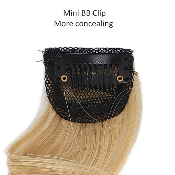 5 st Clip in Hairpiece Färgad Hairpiece Clip Hair Extension Hairpiece för Cosplay PartyGrön Guld