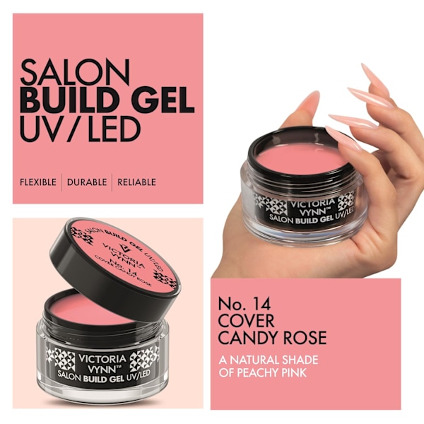 Victoria Vynn - Builder 15ml - Cover Candy Rose 14 - Gelé Rosa