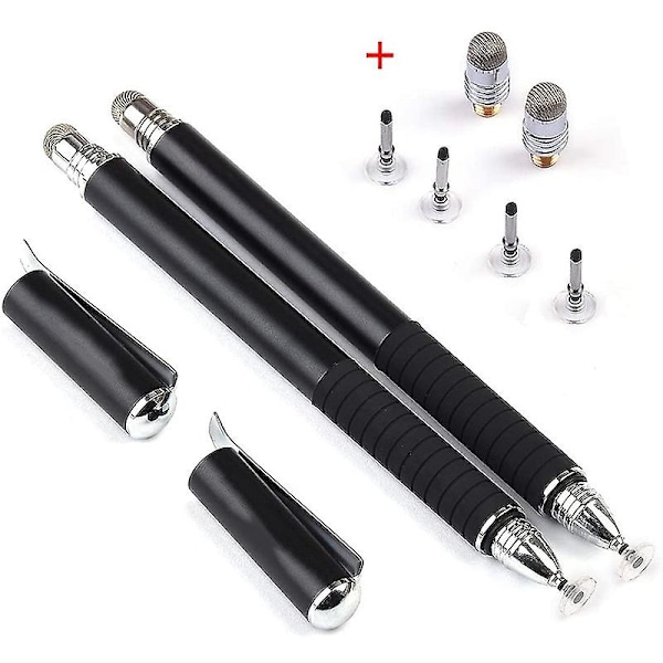 3 Styluspennor för pekskärmar, kapacitiv penna med hög känslighet och fin spets, universell stylus med tydlig skiva för iPhone X/8/8plus