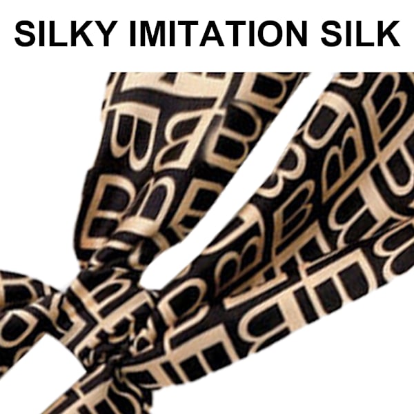 2 st kantläggande sjal för spetsperuker Silkespannband Sjal för hårinpackning på natten Modepannband för yoga Sport Makeup Handväskor