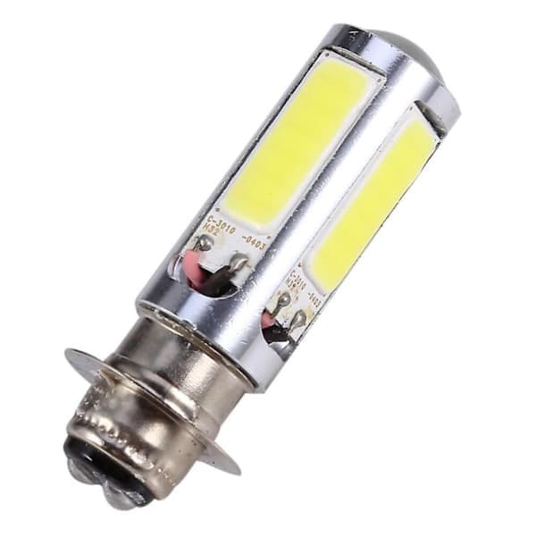 2x 6000k White H6m Cob Led Motorcycle/ATV Headlight Fog Light Bulb Px15d P15d25