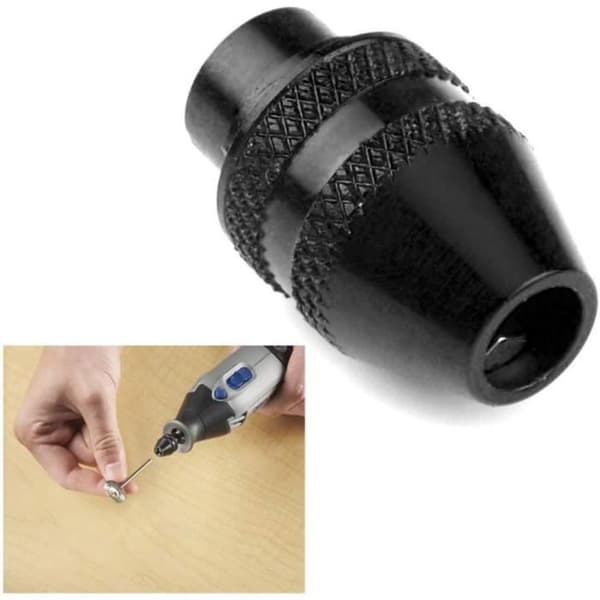 Keyless Chuck - XVX - 2 Pieces - Compatible with Dremel 4486 - Quick Change - #45 Carbon Steel
