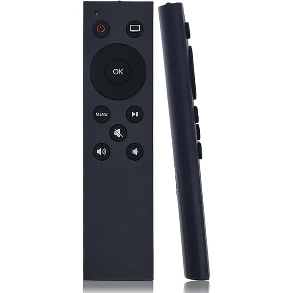 Universell IR-erstatningsfjernkontroll Apple TV-kompatibel svart black