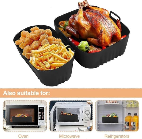 Philips Silikoneform Airfryer Tilbehør til 3000-serien Dobbeltkurv, 2-pak 25-26