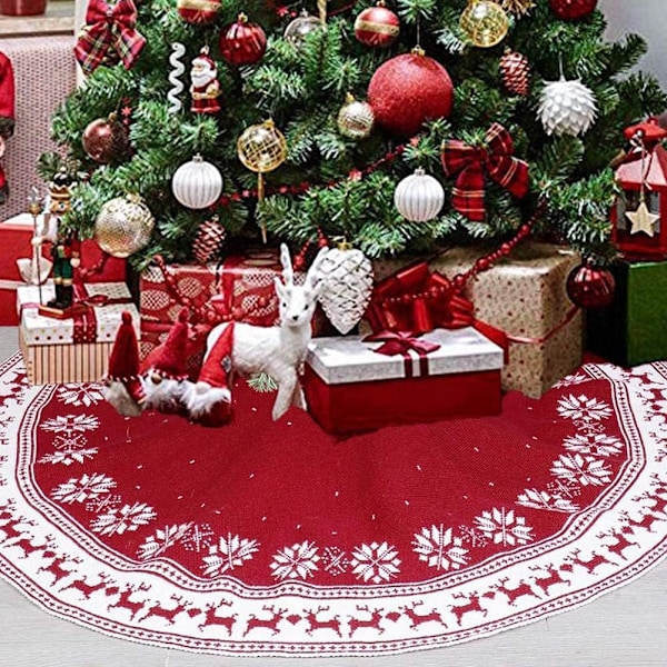 Julgransmatta Snö Julgransdekorationer Jul T