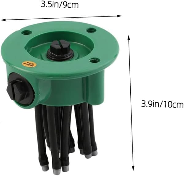 360 Degree Automatic Garden Sprinkler Durable Lawn Watering Nozzle Efficient Irrigation Tool for Lawns Gardens Coverage