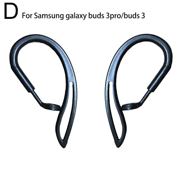 Passar för Samsung Buds3 Pro anti-förlust öronkrok tillbehörsklipp transparent 2pcs transparent 2pcs